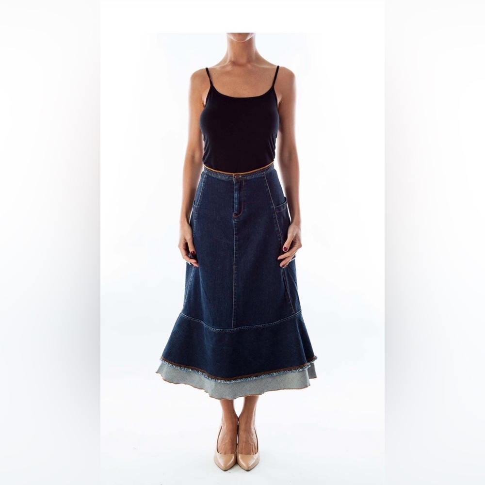 Marithe Francois Girbaud Denim Skirt